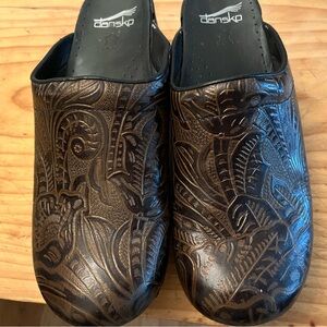 Dansko leather clogs